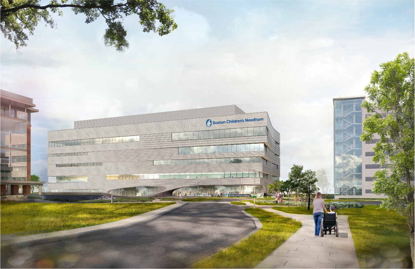 Rendering of future Needham facility